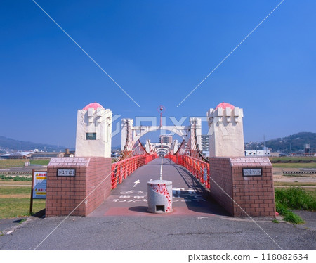 石川河公園上的“玉手橋”，大阪夏之圍和道明寺之戰的舊戰場/文化廳登錄的有形文化財產 118082634