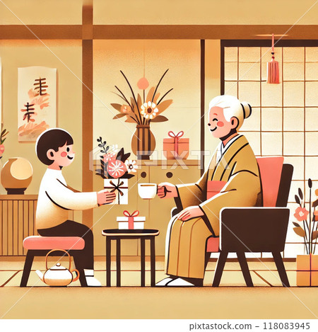 祖母和孫子 118083945