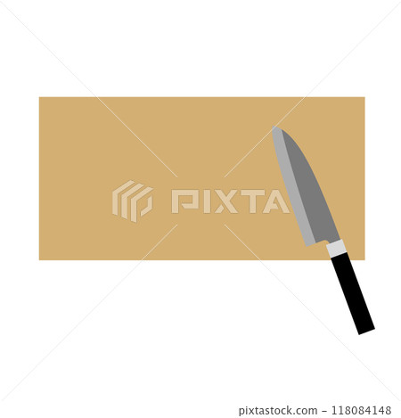 Cutting board and kitchen knife Cutting board and kitchen knife 118084148