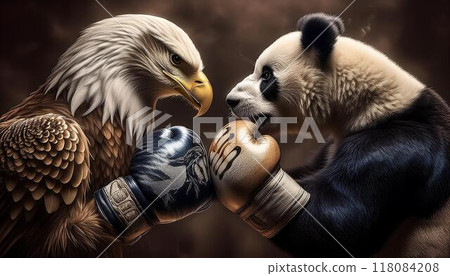 禿鷹和熊貓拳擊 禿鷹和熊貓拳擊 118084208