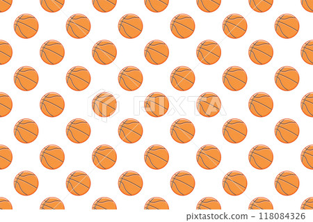 籃球無縫圖案,透明背景 籃球無縫圖案,透明背景 118084326