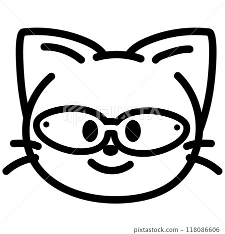 Black outlines of cat for kid colouring book, art, painting, animal, adopt and rescue pet, pet shop, vet, stickers, cartoon character, comic, mascot, toy, kitten doll, cute patches, print, tattoo Black outlines of cat for kid colouring book, art, painting, animal, adopt and rescue pet, pet shop, vet, stickers, cartoon character, comic, mascot, toy, kitten doll, cute patches, print, tattoo 118086606