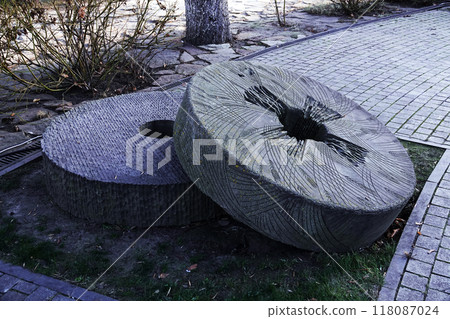 Kiev, Ukraine November 22, 2019: Monument of the famine-genocide of 1932-1933 in Ukraine in Kiev 118087024