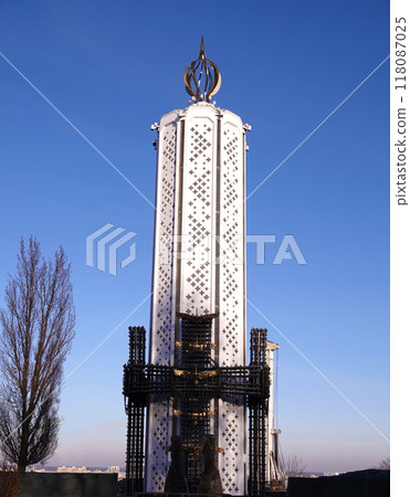 Kiev, Ukraine November 22, 2019: Monument of the famine-genocide of 1932-1933 in Ukraine in Kiev 118087025