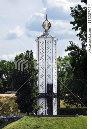 Kiev, Ukraine July 20, 2020: Monument to the Holodomor-Genocide of 1932-1933 in Ukraine in Kiev 118087034