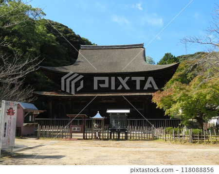 Kosanji Temple in summer: Blue sky and the Buddha hall 118088856