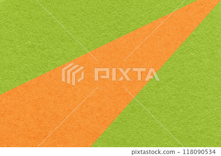 Texture of old craft green and orange color paper background, macro. Vintage abstract ginger cardboard Texture of old craft green and orange color paper background, macro. Vintage abstract ginger cardboard 118090534