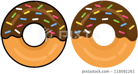 Chocolate donut Chocolate donut 118092261