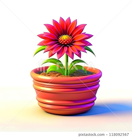 Earthen Hues: The Warmth of Blooms 118092567