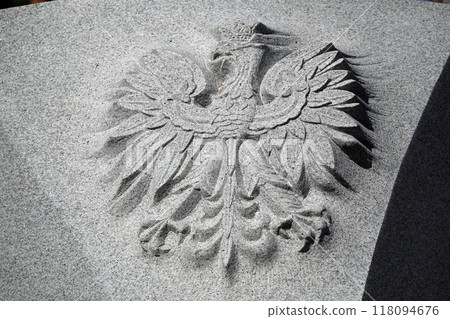 Kiev, Ukraine September 12, 2020: Memorial in the Bykivnyansky forest near Kiev, where thousands of Polish officers were shot by the NKVD in 1940 Kiev, Ukraine September 12, 2020: Memorial in the Bykivnyansky forest near Kiev, where thousands of Polish officers were shot by the NKVD in 1940 118094676