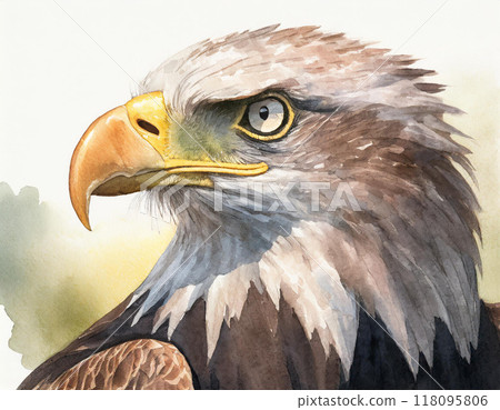 禿鷹畫水彩 禿鷹畫水彩 118095806