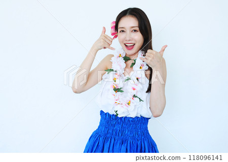 跳草裙舞的女人 118096141