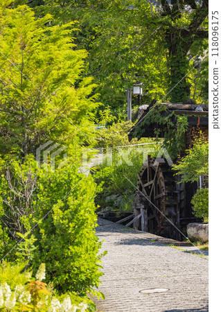 The townscape of Tsumago-juku, a post town on the Nakasendo road in Minami Kiso Town, Kiso District, Nagano Prefecture, Japan The townscape of Tsumago-juku, a post town on the Nakasendo road in Minami Kiso Town, Kiso District, Nagano Prefecture, Japan 118096175