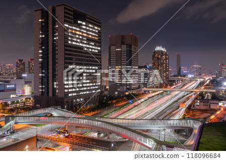 《Tokyo》Night Metropolitan Expressway Wangan Route/Odaiba area 118096684
