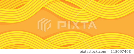 Ramen pattern, vibrant background illustration of asian noodles, ramen, spaghetti, orange background pattern. Ramen pattern, vibrant background illustration of asian noodles, ramen, spaghetti, orange background pattern. 118097408