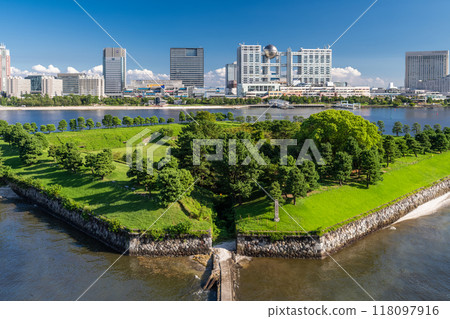 [Tokyo] Odaiba cityscape/Tokyo Bay Area 118097916