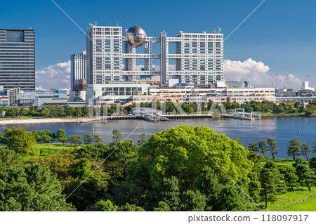 [Tokyo] Odaiba cityscape/Tokyo Bay Area 118097917