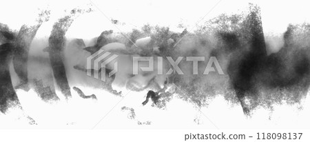 Abstract ink painting background material 118098137