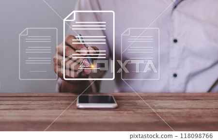 Electronic Signature Oline Business Contract 118098766