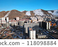 The panoramic view of the entire city of Ulaanbaatar, mongolia 118098884