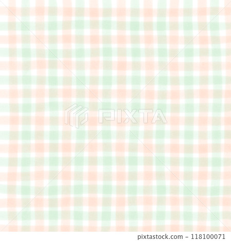 Orange Green Gingham Check Hand Drawn Background Overlay Orange Green Gingham Check Hand Drawn Background Overlay 118100071