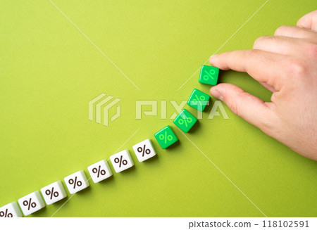 Interest rate increase. Increasing of the interest rate on the deposit, high income. Statistical growth. Favorable conditions. and investment climate. Economic boom. Interest rate increase. Increasing of the interest rate on the deposit, high income. Statistical growth. Favorable conditions. and investment climate. Economic boom. 118102591
