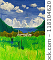 Refreshing summer landscape 118104620