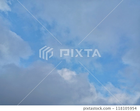 blue sky with cloud for background  118105954