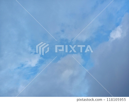 blue sky with clouds background texture  118105955