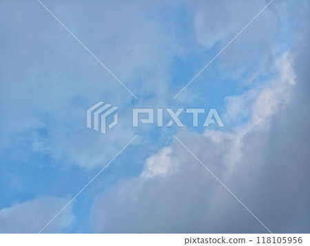 blue sky with clouds background texture  118105956