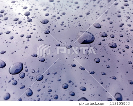 drops of water on a glass drops of water on a glass 118105963