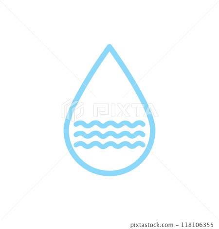 Water drop logo Water drop logo 118106355