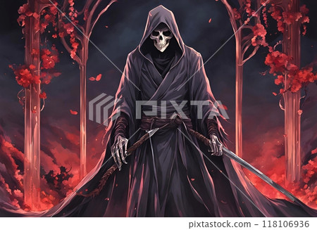 很酷的動漫風格死神插圖 很酷的動漫風格死神插圖 118106936