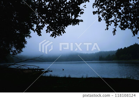 Hokkaido in summer, Onneto campsite, campsite, solo camping, lakeside campsite, silent lake, morning mist Hokkaido in summer, Onneto campsite, campsite, solo camping, lakeside campsite, silent lake, morning mist 118108124