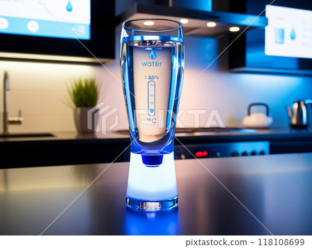Modern futuristic glass model 118108699