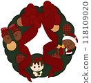 Christmas wreath  118109020