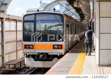 [中央線] 快速列車在東京車站停靠 118109127
