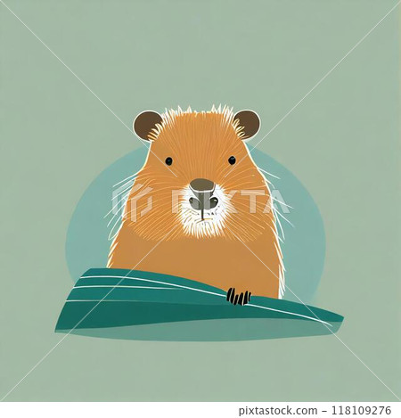 Illustration of capybara 118109276