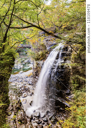 Scenery of Ryuokyo Gorge, Kinugawa, Tochigi Prefecture 118109478
