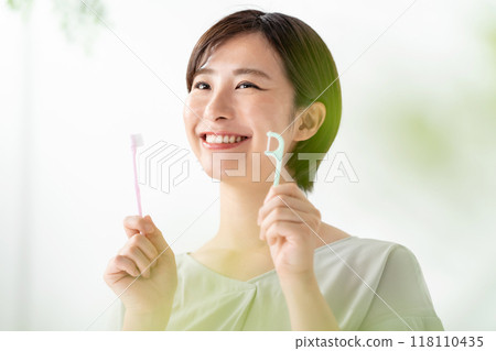 Dental care female 118110435