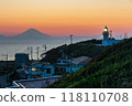 Jogashima Lighthouse and Mt. Fuji 118110708