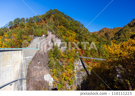 Autumn foliage at Setoai Gorge, Nikko City, Tochigi Prefecture 118111223