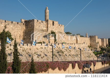 The historical city of Jerusalem is subject of daily conflicts between the Jewish and Palestinian population of the city The historical city of Jerusalem is subject of daily conflicts between the Jewish and Palestinian population of the city 118111414