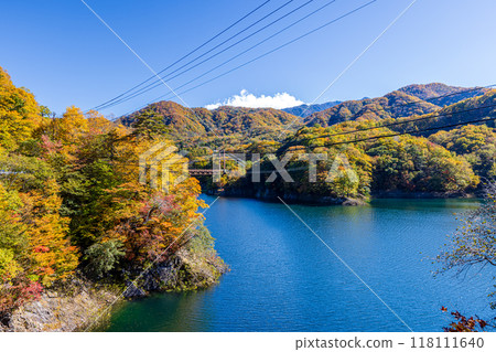 Autumn foliage at Setoai Gorge, Nikko City, Tochigi Prefecture 118111640