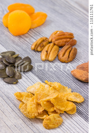 Healthy ingredients containing magnesium, vitamin and minerals Healthy ingredients containing magnesium, vitamin and minerals 118111761