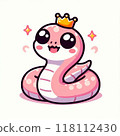 Cute snake icon 118112430