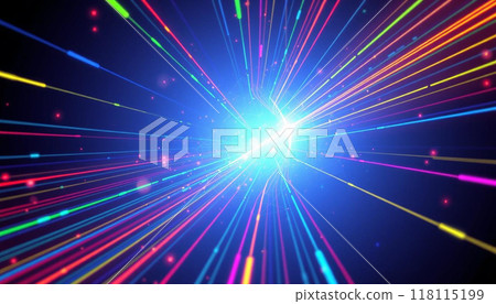 background of neon flashes 118115199