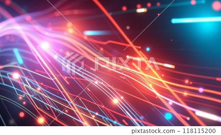 background of neon flashes 118115200