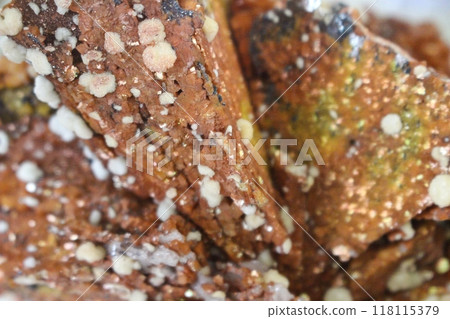 Calcite and Hematite Ore Calcite and Hematite Ore 118115379
