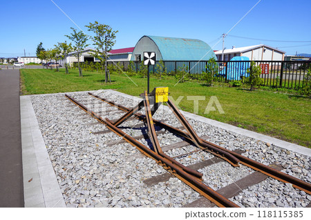 Car stop at Sakura Park, the former site of the station (former Shintotsukawa Station) 118115385